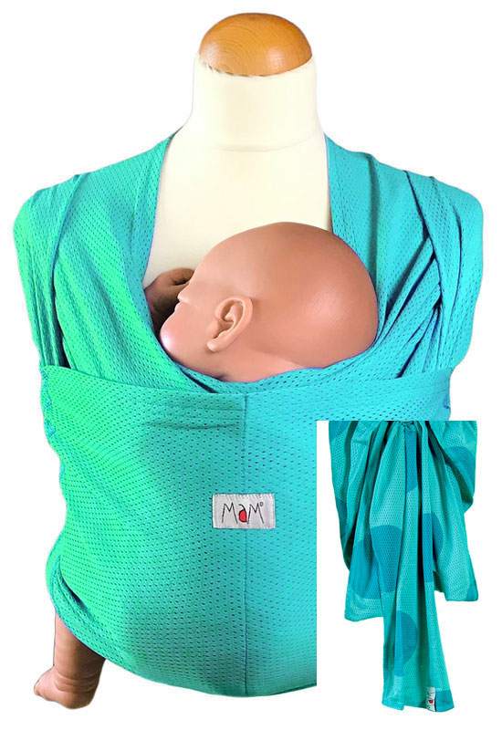 Water Wrap Sling - Big Dots Turquise